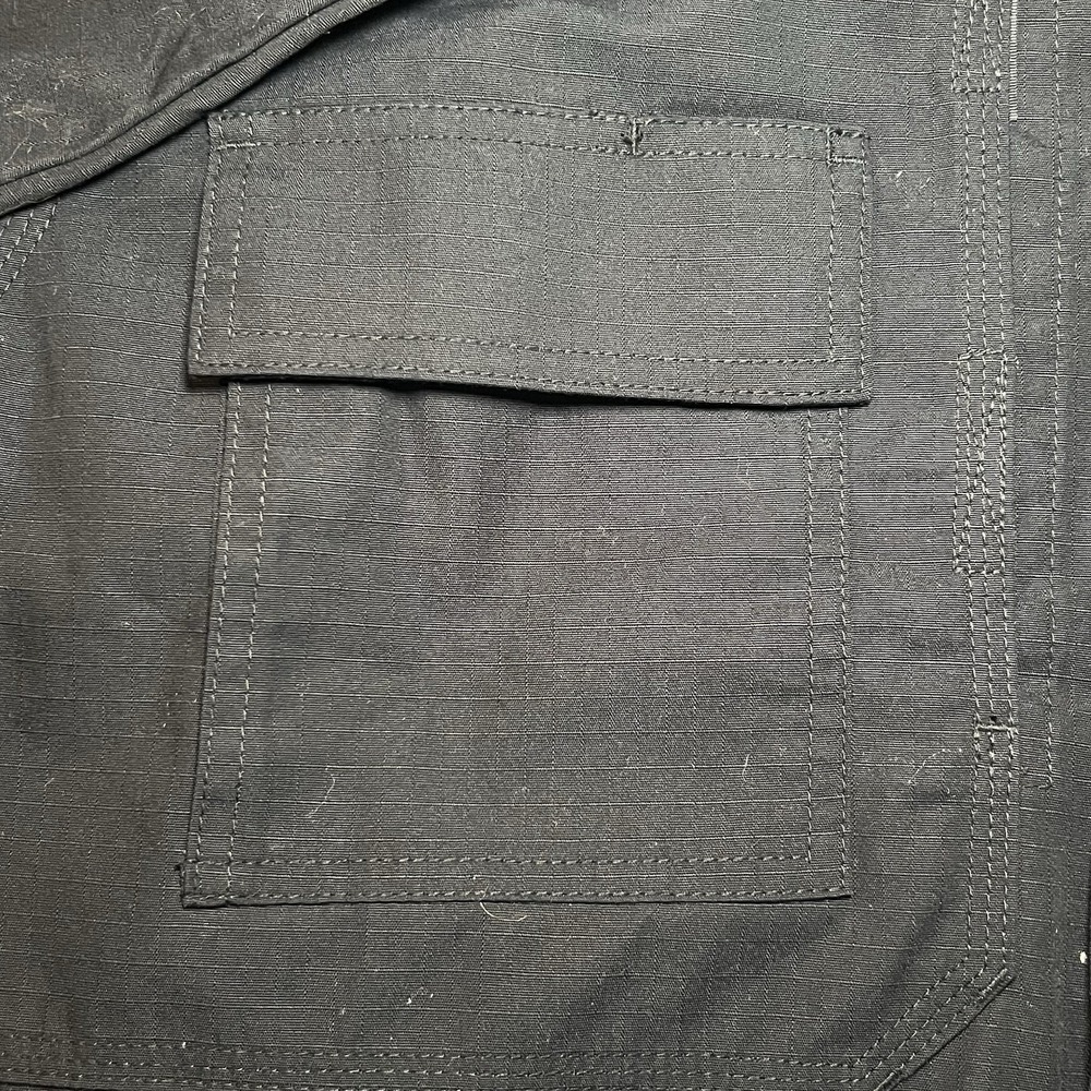 5.11 Tactical Series Men Medium Utility‎ Shirts Multi pockets L/S Black Shacket - Picture 9 of 10